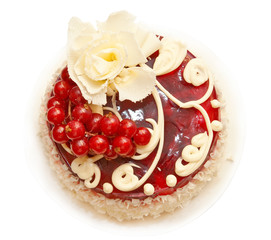 Cake isolated on white background