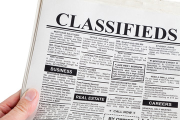 Fake Classified Ad