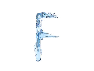 F letter water