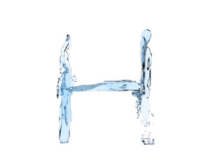 H letter water