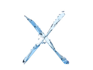 X letter water