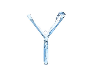 Y letter water
