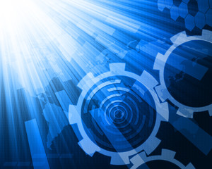 Obraz premium Abstract technology background.