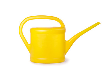 Yellow watering can