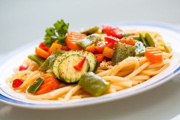Pasta with vegetables