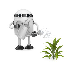 Robot pouring tree