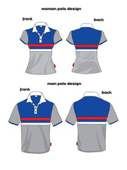 New polo design for decent sport vector