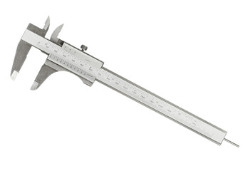 Vernier caliper isolated on white background