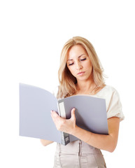Fototapeta premium Portrait of a cute business woman
