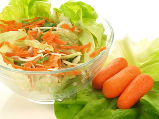 Lettuce with carrot