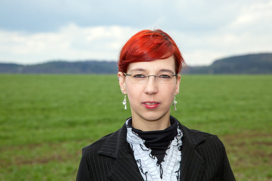 Outdoor Portrait of a young woman