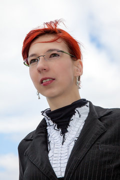 Outdoor Portrait of a young woman