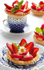 Strawberry tartlets