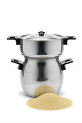 Couscous steamer pan