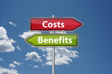 Costs vs. benefits
