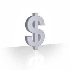Obraz premium dollar argent