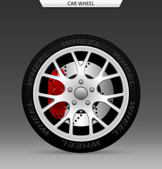 Obraz premium Car wheel