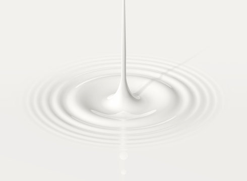 drop of milk and ripple