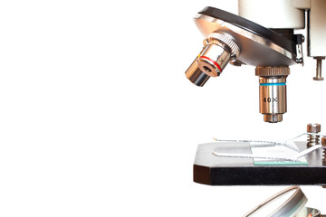 Part of the microscope closeup