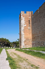 Castle of Lucera. Puglia.  Italy.
