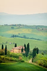 Keuken spatwand met foto Tuscany landscape © pitrs
