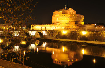 Sant Angelo castle in Rome, Italy