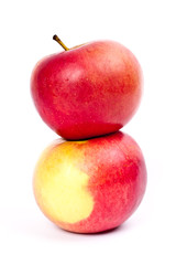 Two red apples