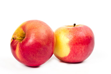 Two red apples