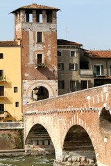 Fototapeta premium verona - ponte di pietra