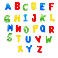 Fototapeta premium jelly alphabet
