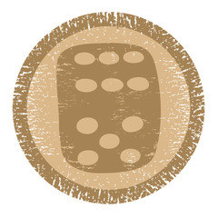 Vintage dice icon