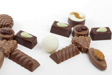 Chocolate soccer players