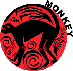 Chinese Horoscope monkey © oscarmcwhite