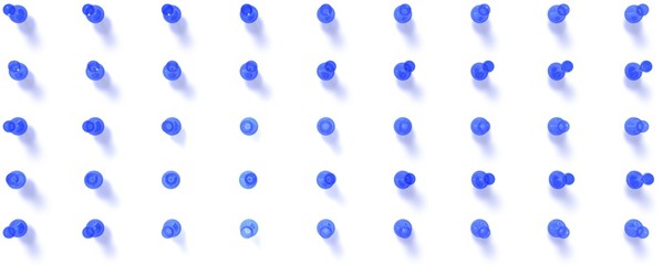 青い画鋲 Blue push-pin