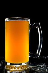 Amber Beer Glass