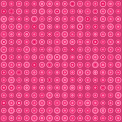 Pink Seamless Pattern with Circles