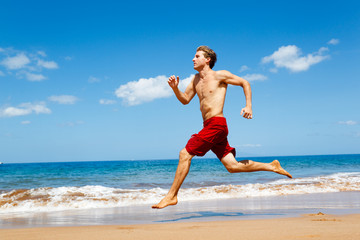 Runner on Beach