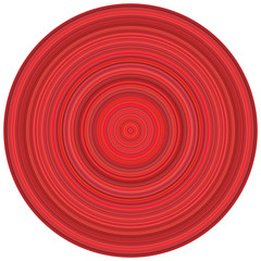 3d render concentric pipes tube abstract red backdrop