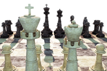 King on Chess Board