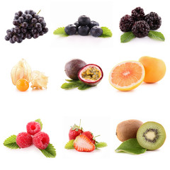 isolated fruits