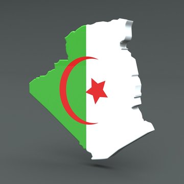 3d Karte Algerien