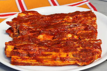 Gewürzter Schweinebauch