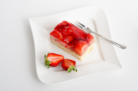 Erdbeerschnitte