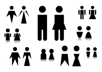 The man and woman symbol