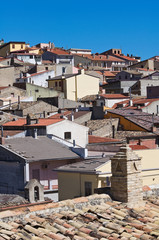 Panoramic view of Pietramontecorvino. Puglia. Italy.