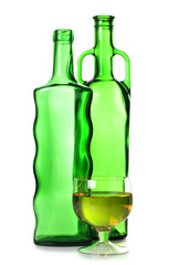 Two bottles and beaker