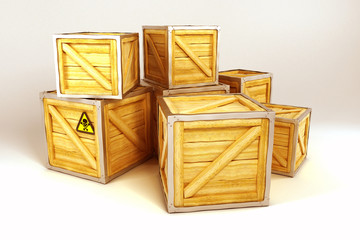Wooden Box Container