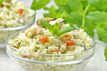 couscous con frutti di mare