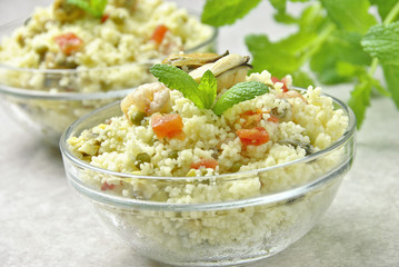 couscous con frutti di mare