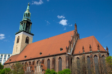 Fototapeta na wymiar Church St. Mary in Berlin